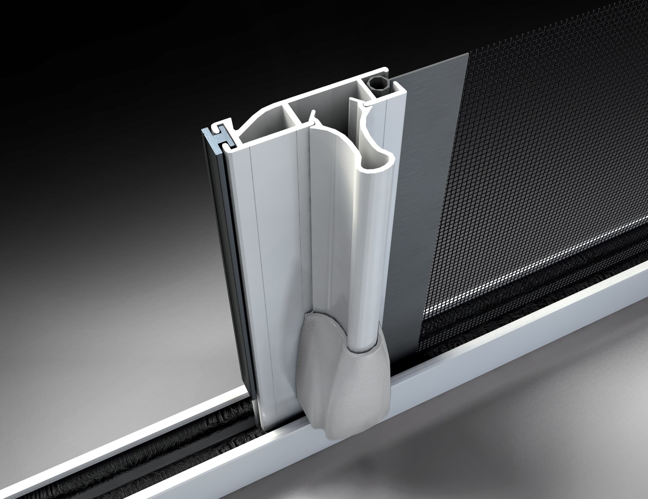 Integrated pull handle