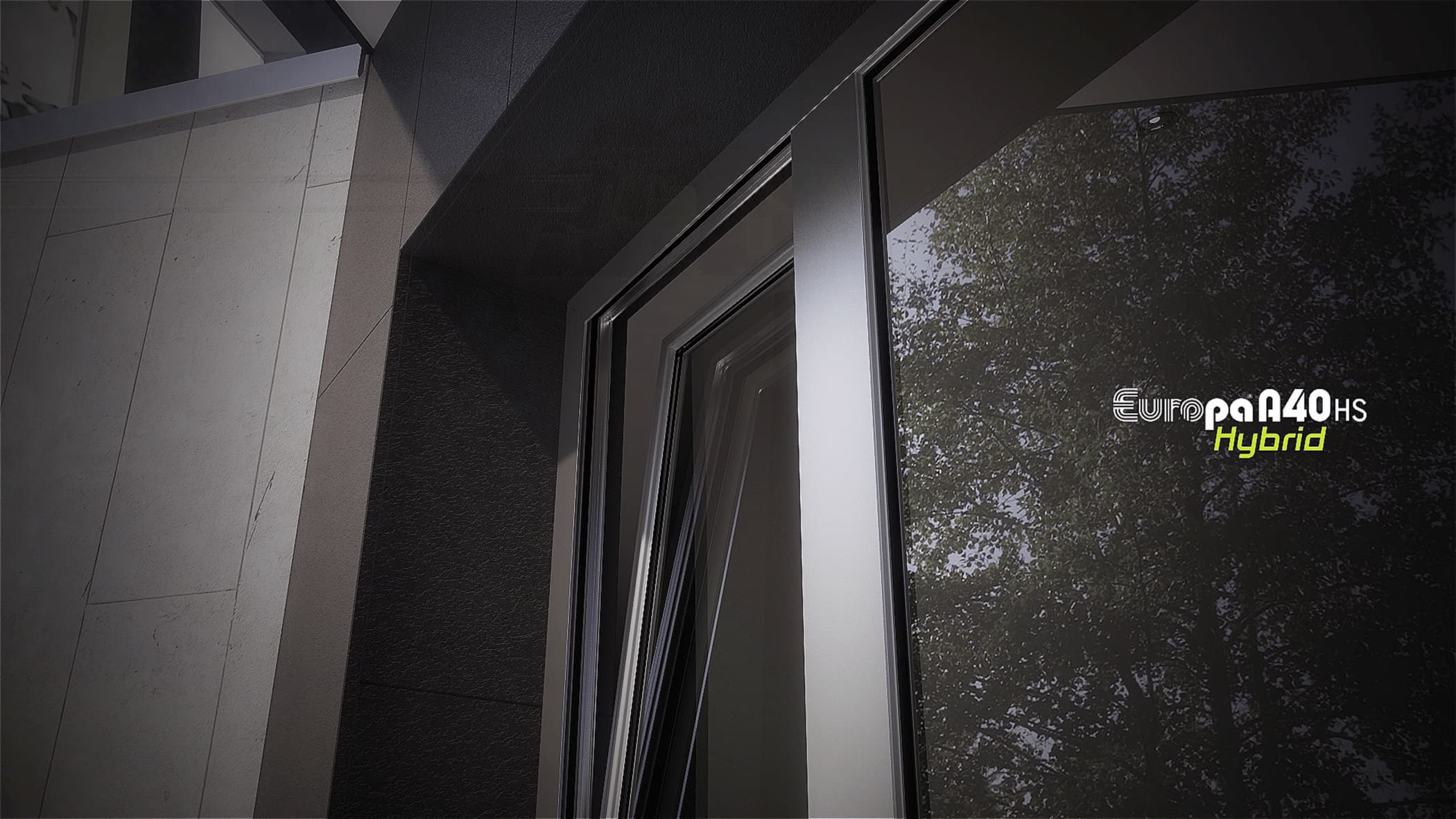 Uniform exterior appearance with the option for a hidden sash