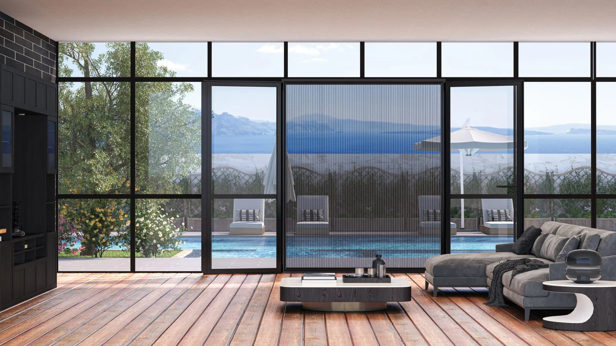 SV-4600 PD Plissé Door Screen by SIVAL
