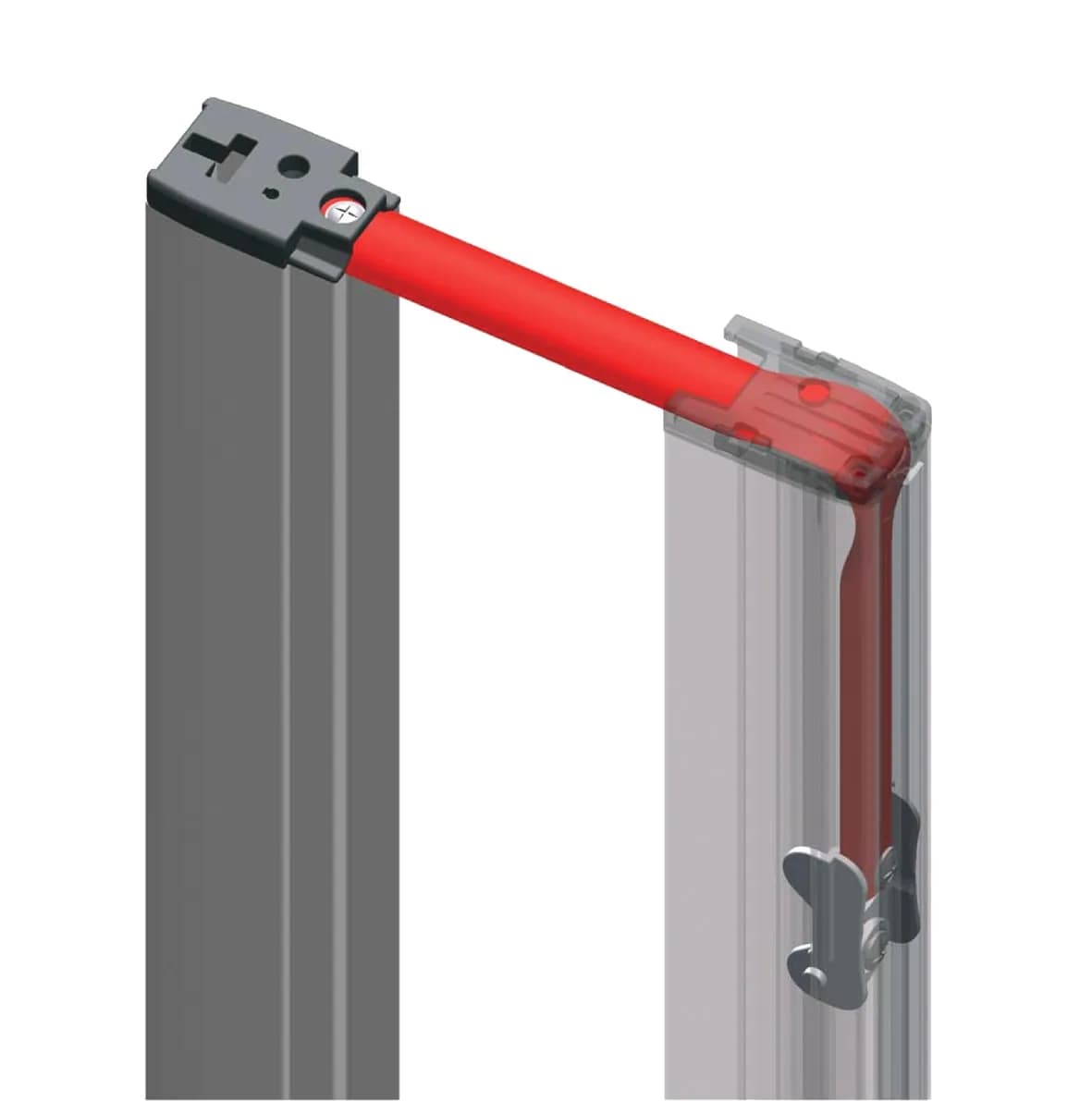 Steel plate on the upper part