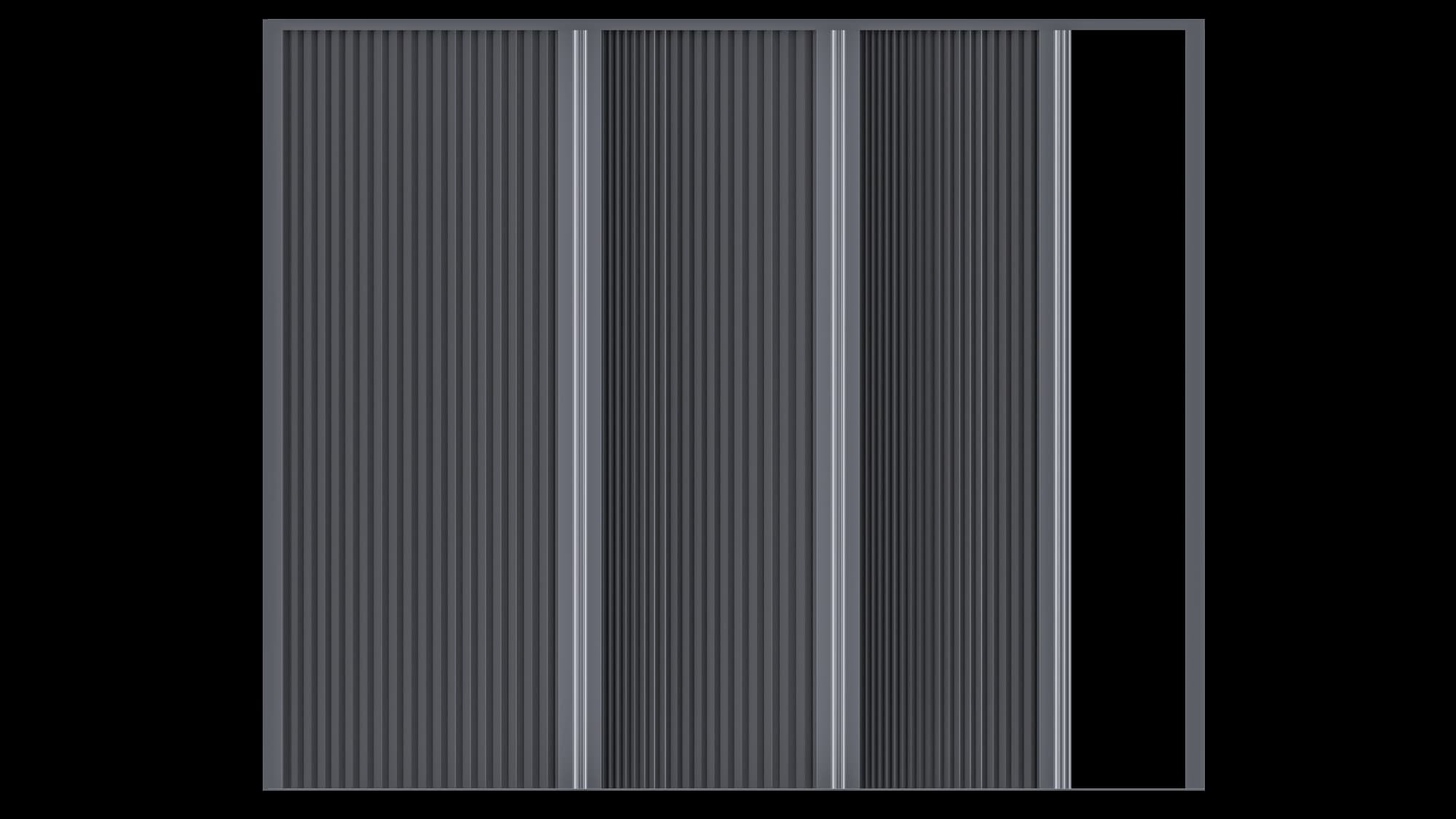 Possibility of manufacturing a sliding type for large openings