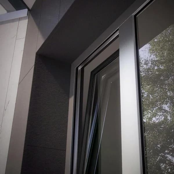 Uniform exterior appearance with the option for a hidden sash