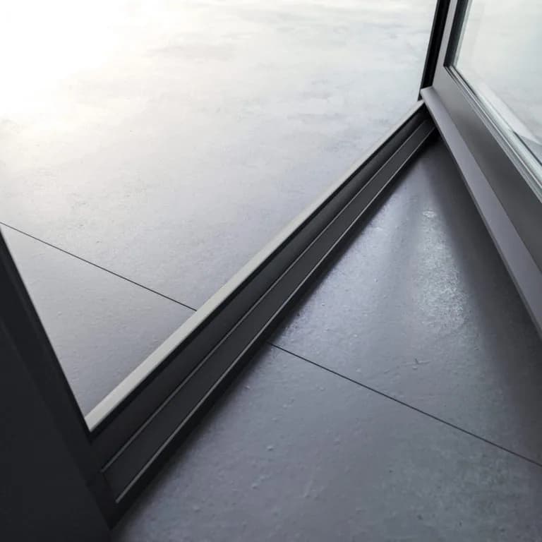 Seamless movement inward or outward, with the option for a low threshold